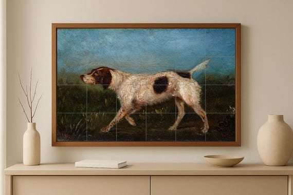 Mural de perro victoriano — vista 2