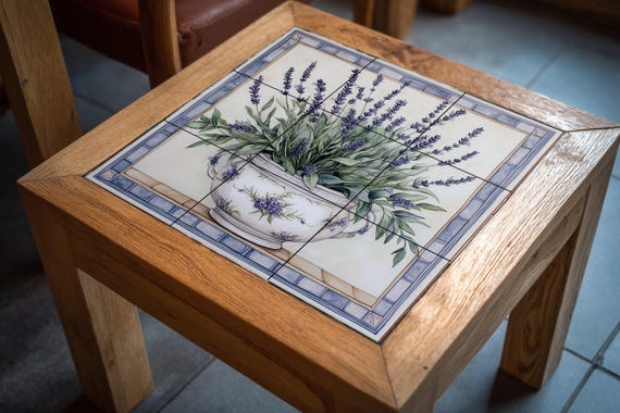 Mural de lavanda provenzal — vista 4