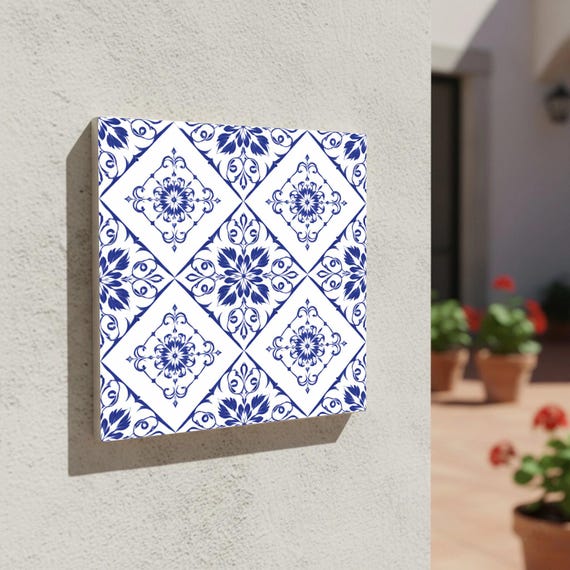 Floral en azul de Delft — vista 4
