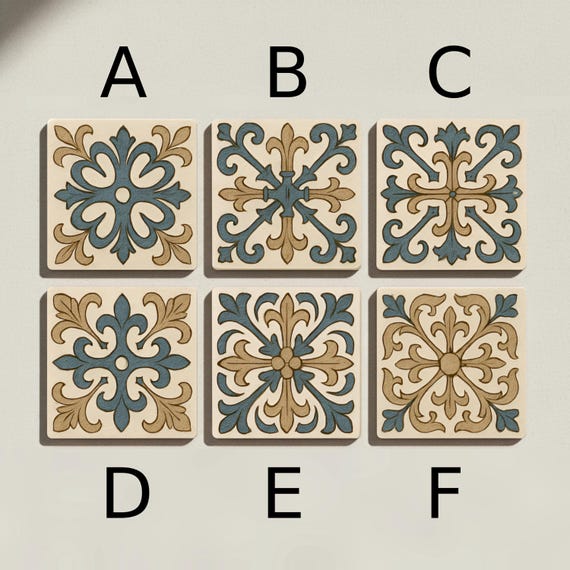 Mediterránea / Posavasos ornamentales para decoración de mesas, mesas — vista 2