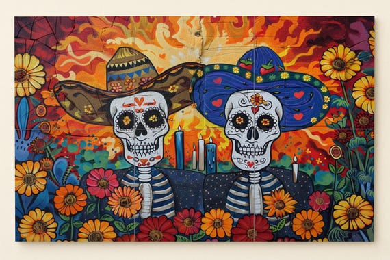 Mural del Día de Muertos — vista 3
