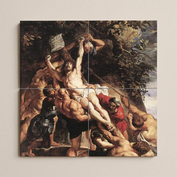 Mural de cerámica "La elevación de la cruz" — vista 2