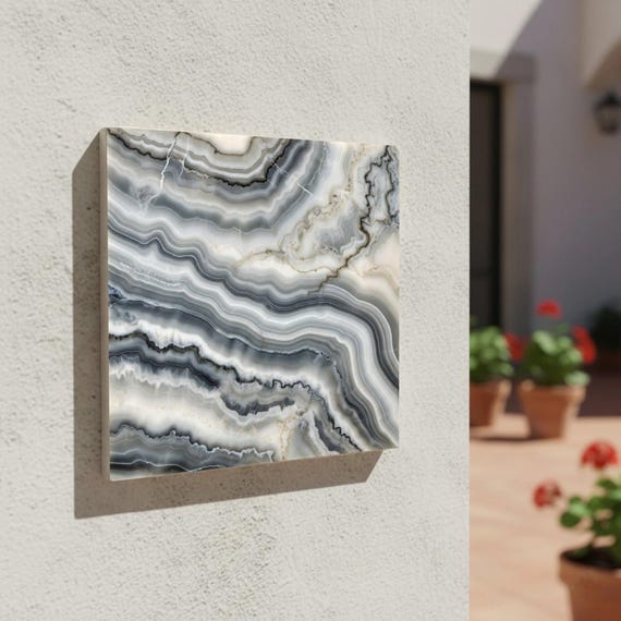 Grey Agate efecto — Azulejo decorativo de Cerámicas La Noria