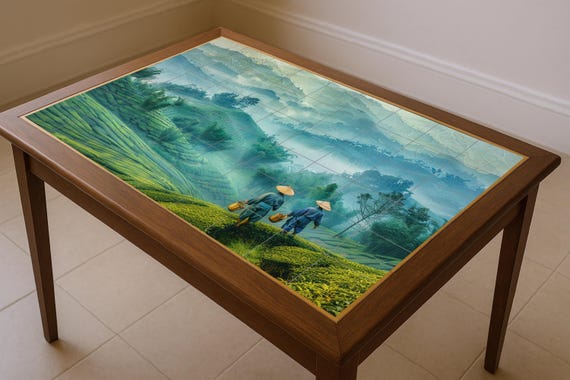 Mural de campo en terrazas