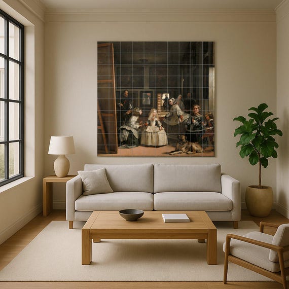 Mural de azulejos cerámicos de Las Meninas — vista 4