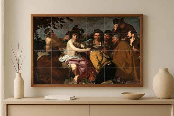 Mural de cerámica El triunfo de Baco — Mural cerámico de Cerámicas La Noria