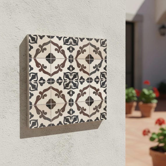 De herencia tradicional ornamental — Azulejo decorativo de Cerámicas La Noria