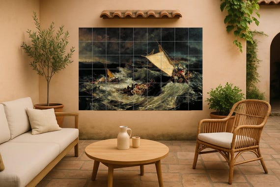 Mural de cerámica La balsa de la Medusa — vista 4