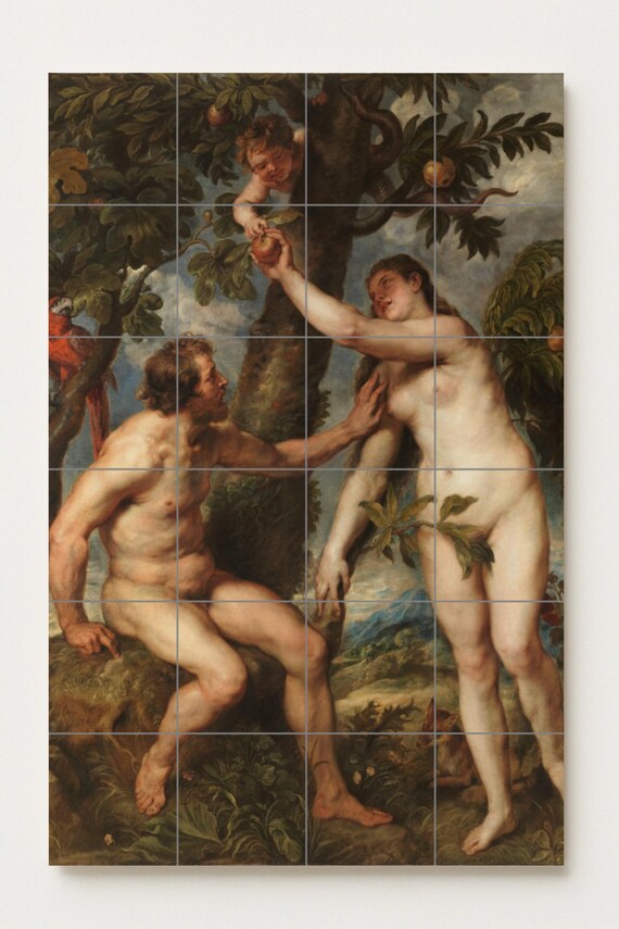 Mural de cerámica "La caída del hombre" — vista 2