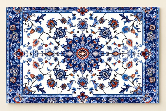 Mural de mosaico de Isfahán — vista 3