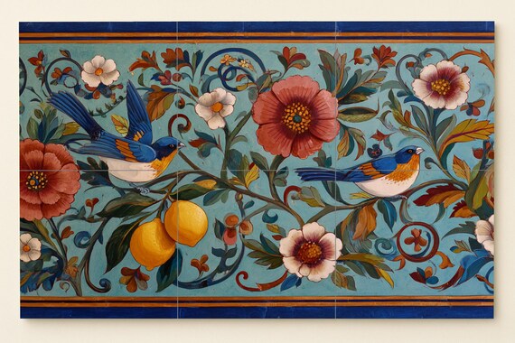 Mural de jardín siciliano — vista 3