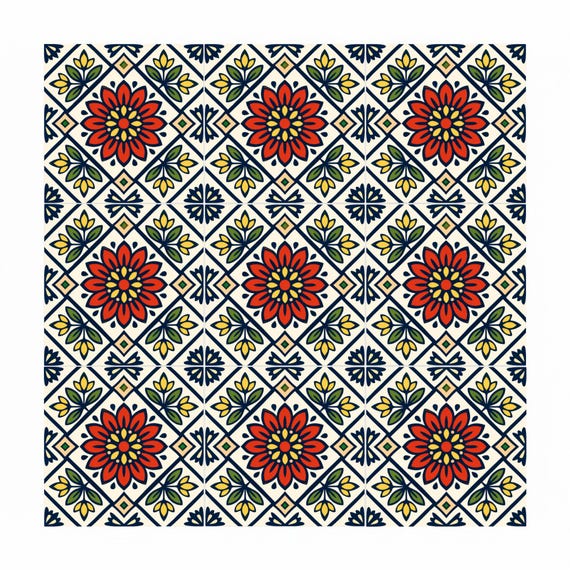 Hungarian popular floral — vista 2