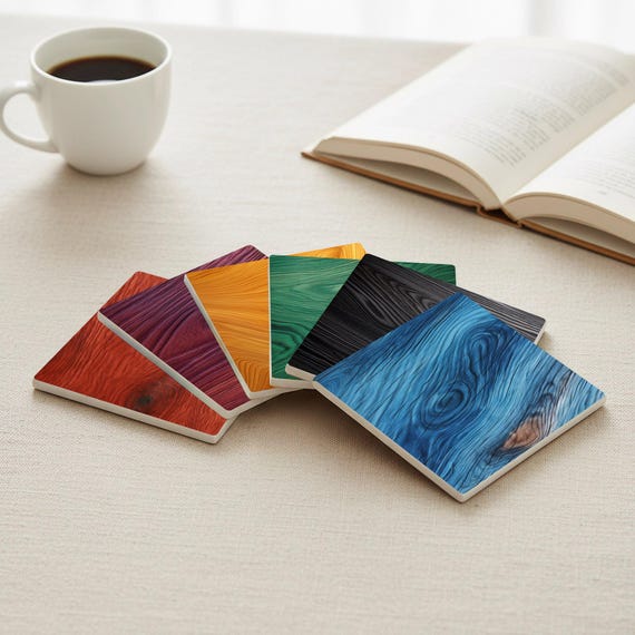 Vetas de madera de colores — vista 3