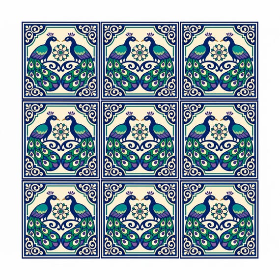 Pavo real con Onda Castellón estilo — vista 3