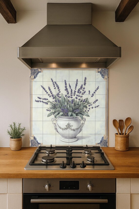 Mural de lavanda — vista 2