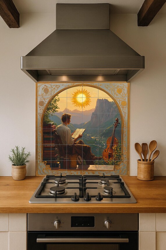 Mural cerámico de las Dolomitas — vista 4