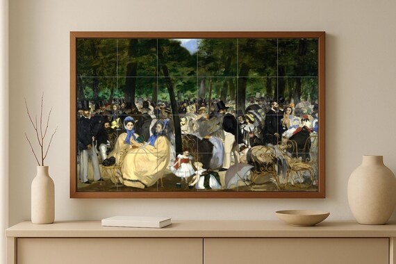 Mural de cerámica con música en las Tullerías — vista 3