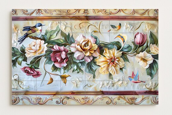Mural de pájaros pacíficos — vista 3