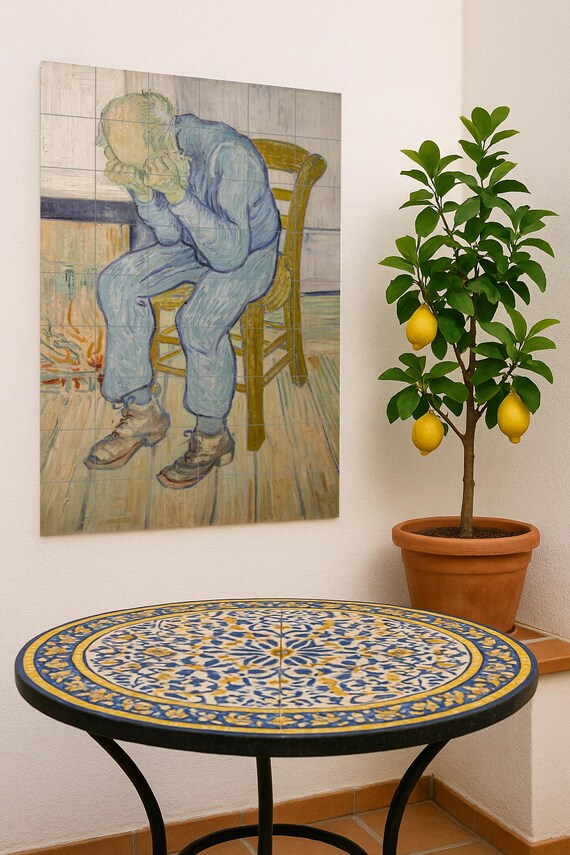 Mural de azulejos de cerámica «En la puerta de la eternidad» — vista 4