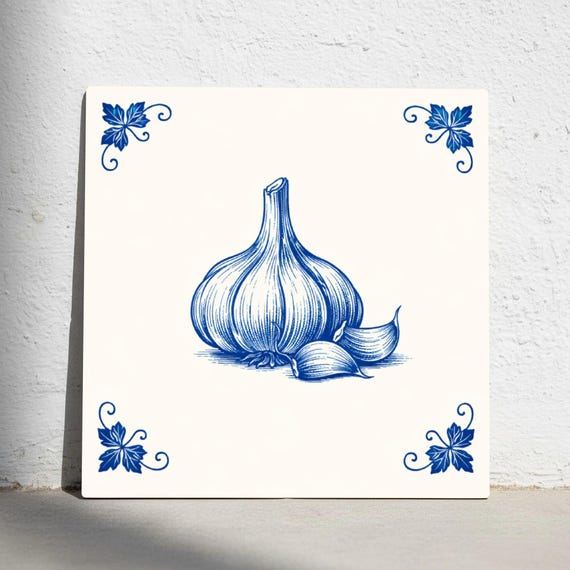 Garlic en azul de Delft — vista 4