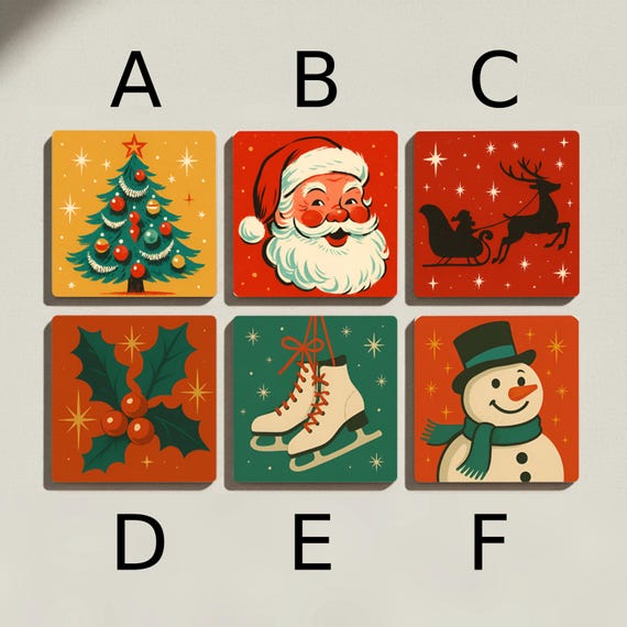 Navideños retro de cerámica — vista 2