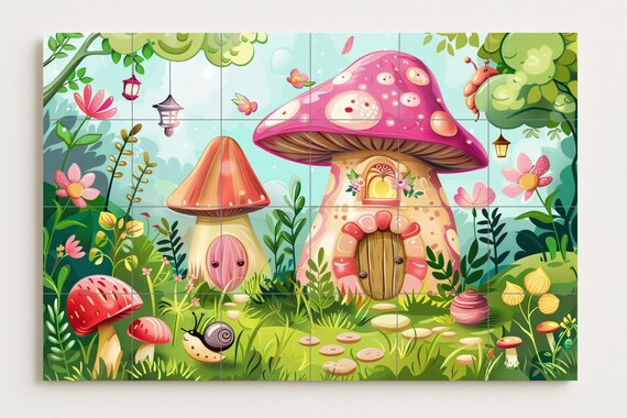 Mural de bosque encantado — vista 2