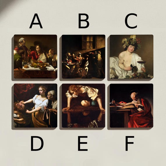 Baroque Masterpieces Ceramic Coaster Set — vista 2