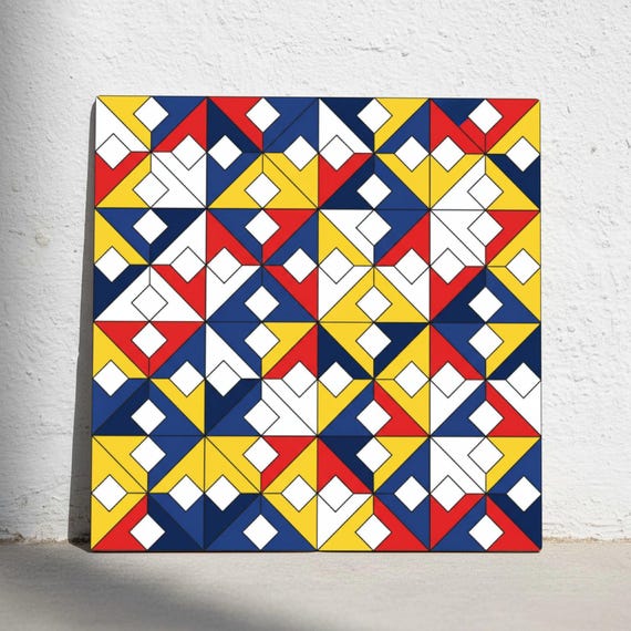 Primary geometría — Azulejo decorativo de Cerámicas La Noria