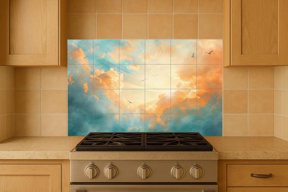Mural de cielo sagrado