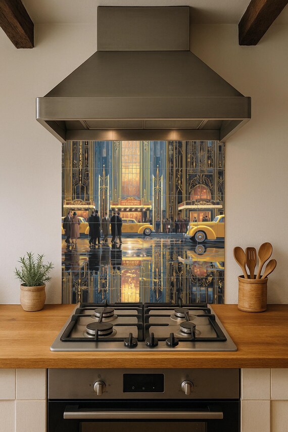 Mural de azulejos Art Déco de Nueva York — vista 3
