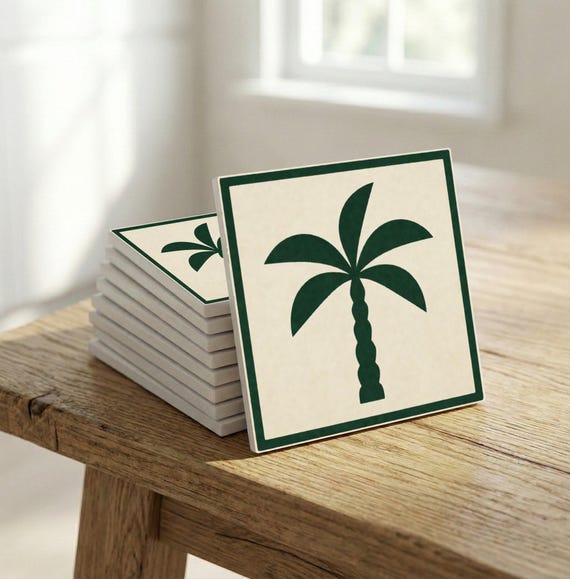 Palmera árbol minimalista — vista 2