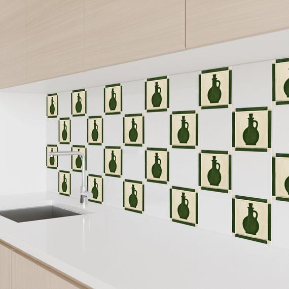 Verde olivo Oil Bottle — vista 4