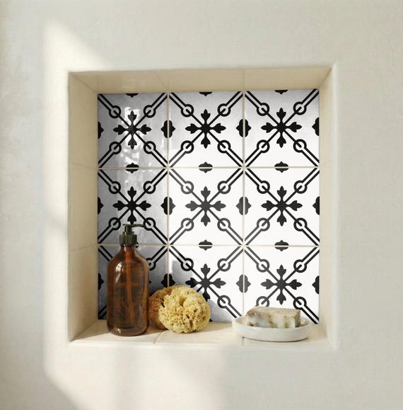 Negro y blanco Interlocking — vista 3