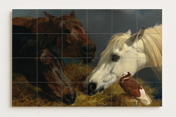 Mural de arte equino — vista 2