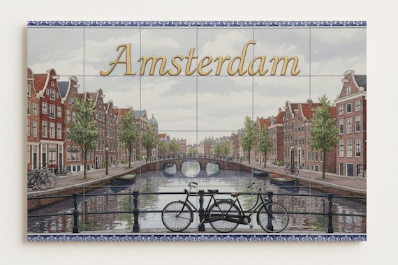 Ámsterdam — Mural cerámico de Cerámicas La Noria