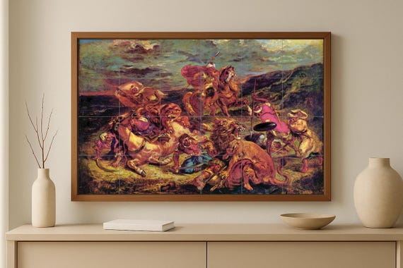 Mural de azulejos de Delacroix — vista 4