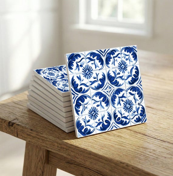 Coimbra portugués azul azulejo — vista 2