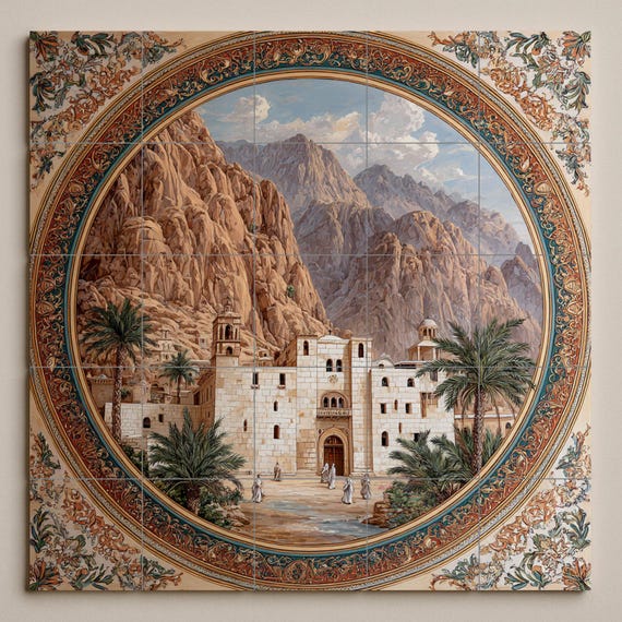 Mural de azulejos del Monasterio de Santa Catalina — vista 3