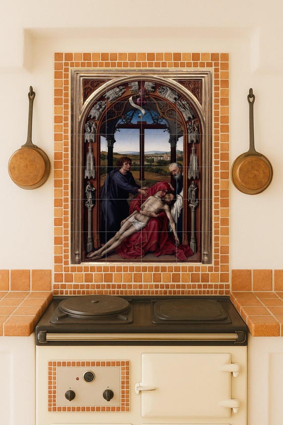 La Lamentación de Rogier van der Weyden — vista 2