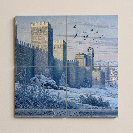Mural de azulejos de Ávila — vista 4