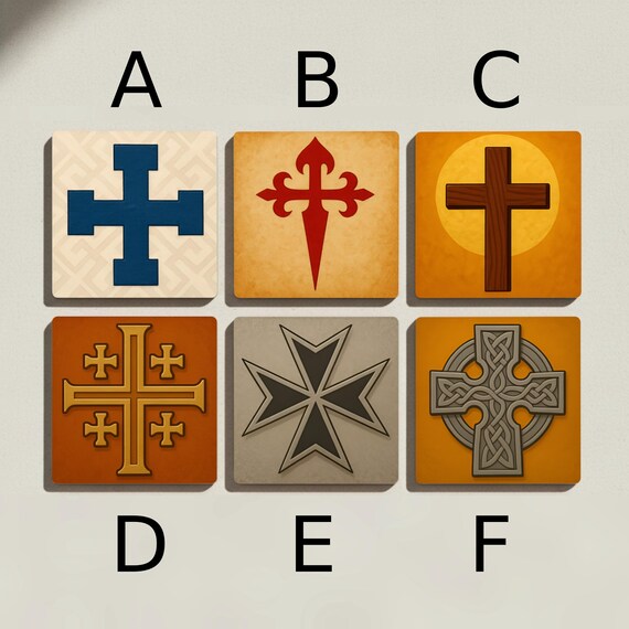 Forma de cruz cristiana / Decoración religiosa histórica — vista 2