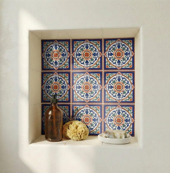 Maiolica rosetón — vista 2