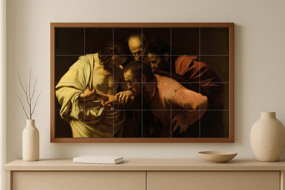 Mural de cerámica "La incredulidad de Santo Tomás" — vista 2