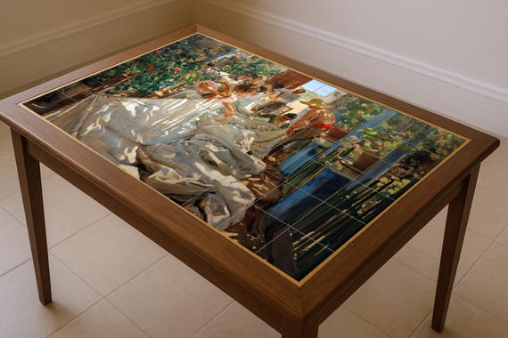 Mural de azulejos "Cosiendo la vela" de Sorolla — vista 3