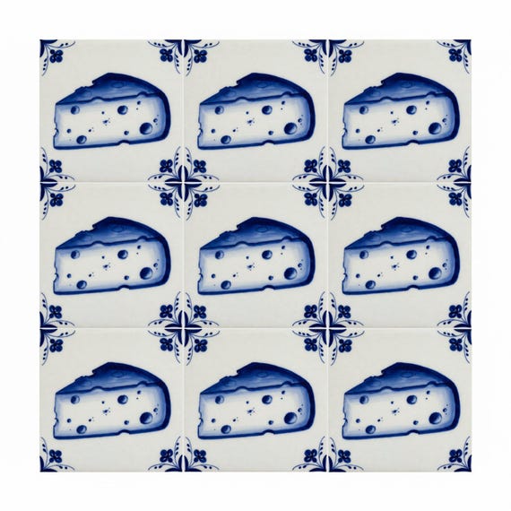 Queso en azul de Delft — vista 2