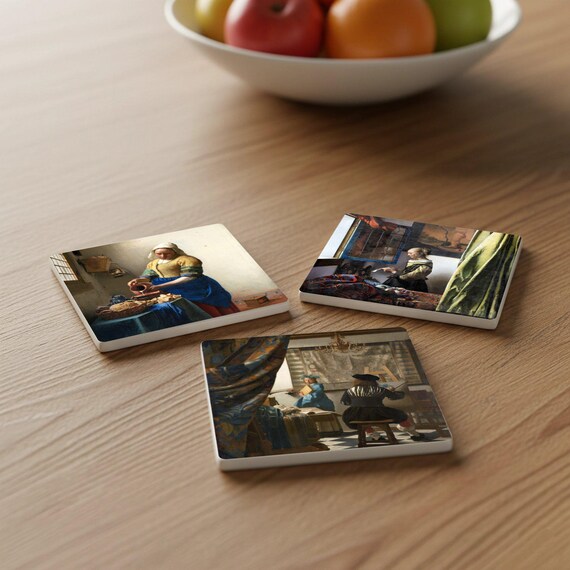 Vermeer Art, decoración de mesa de la Edad de Oro holandesa — vista 4