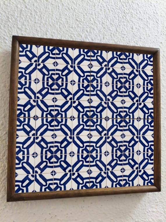 Indigo geométrico — vista 3