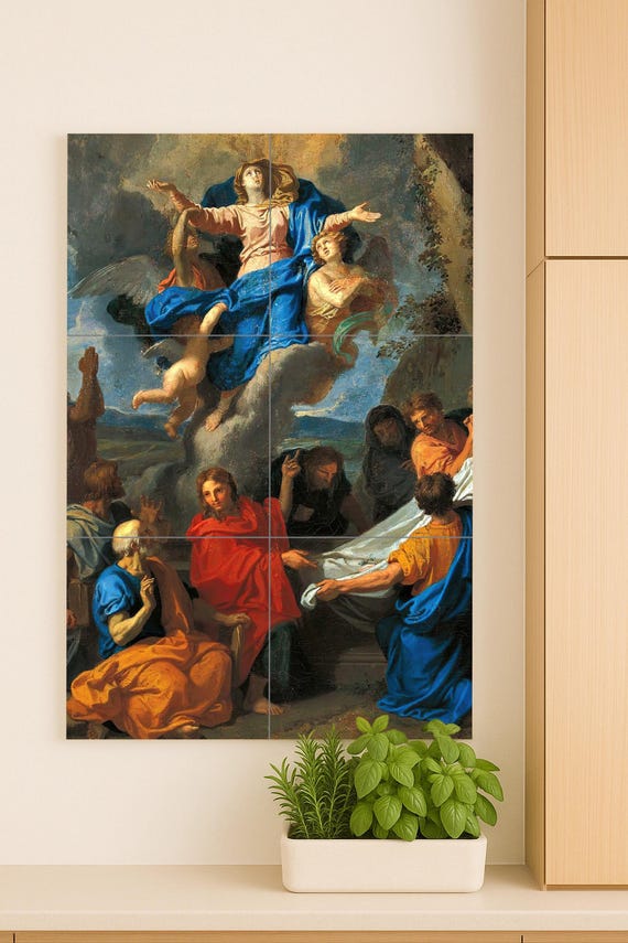 Asunción de la Virgen María — Mural cerámico de Cerámicas La Noria