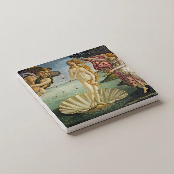 Botticelli, decoración de mesa de arte renacentista — vista 4