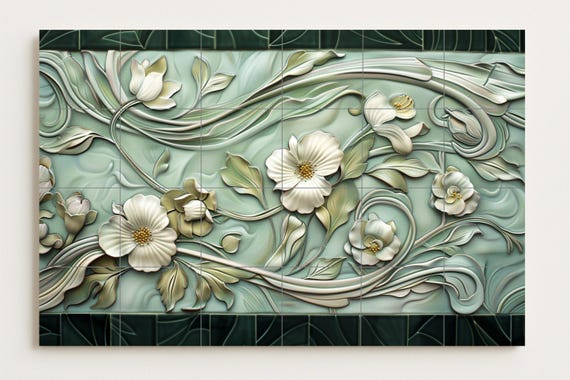 Mural Art Nouveau — vista 3